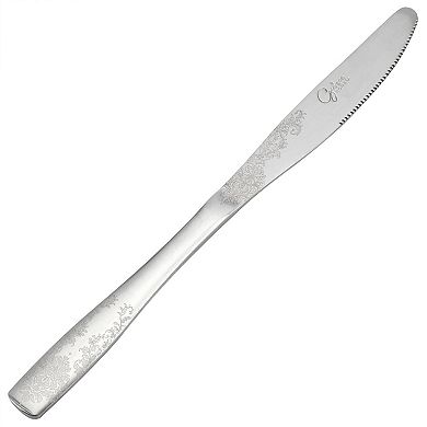 20 Piece Stainless Steel Flatware Set in Matte Silver