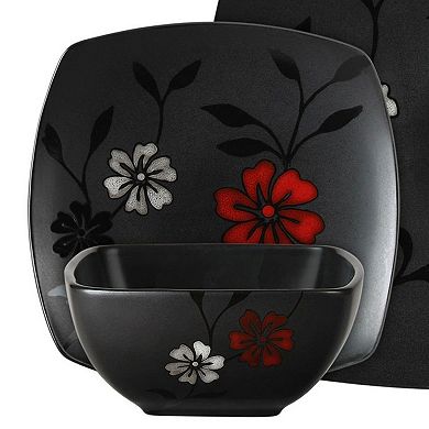 16-Piece Evening Blossom Dinnerware Set