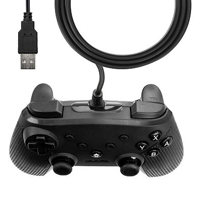 Gamefitz Wired Controller for the Nintendo Switch in Black