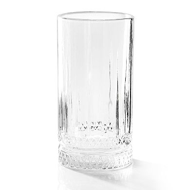 4 Piece 16 Ounce Iceberg Glass Tumbler Set