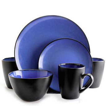 Round 16 pc Dinnerware Set, Blue