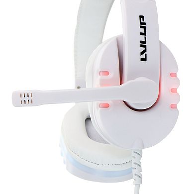 Level Up RGB Pro Gaming Headset in White