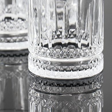 4 Piece 13 Ounce Iceberg Double Old-Fashioned Glass Set