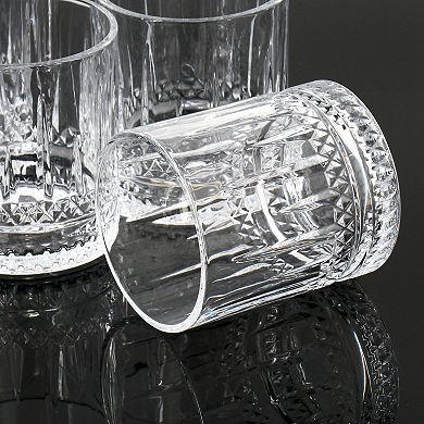 4 Piece 13 Ounce Iceberg Double Old-Fashioned Glass Set