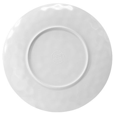 12 Piece 9 Inch Melamine Dessert Plate Set in Blue