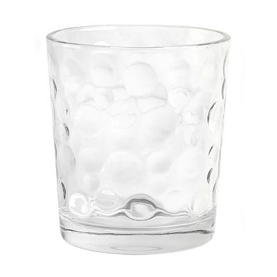 4 Piece 13.5 Ounce Bubble Double Old-Fashioned Glassware Set