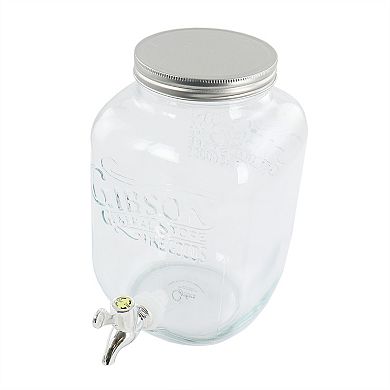1.1 Gallon Glass Jar Beverage Dispenser