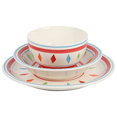 12 Piece Durastone Dinnerware Set
