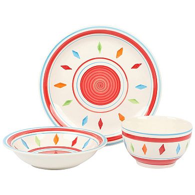 12 Piece Durastone Dinnerware Set