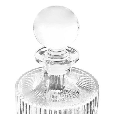 5 Piece Decanter and Double Old Fashioned Glasses Set