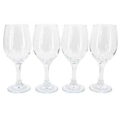 4 Piece 14.2 Ounce Classic Wine Glass Set