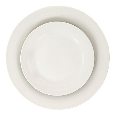 16 Piece Ceramic Dinnerware Set in Off White