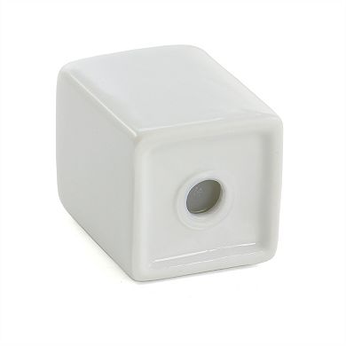 Porcelain 2.25 Inch Square Salt and Pepper Shakers
