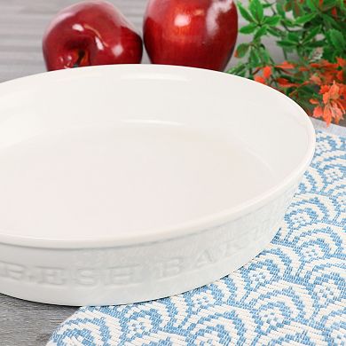 9.5 Inch Round Porcelain Fresh Baked Pie Plate