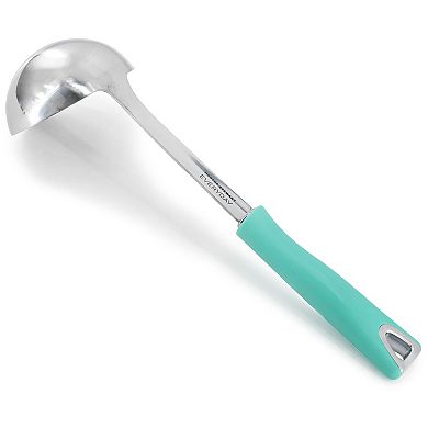 2 Piece Ladle and Serving Spoon Kitchen Tool Set in Turquoise