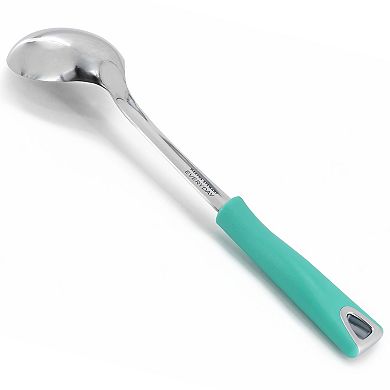 2 Piece Ladle and Serving Spoon Kitchen Tool Set in Turquoise