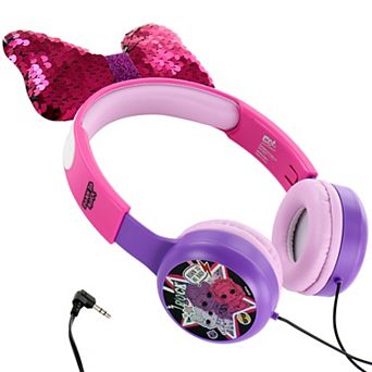 Kid-Safe Diva Headphones in Pink and Blue