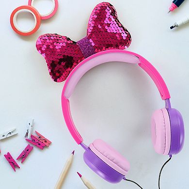 Kid-Safe Diva Headphones in Pink and Blue