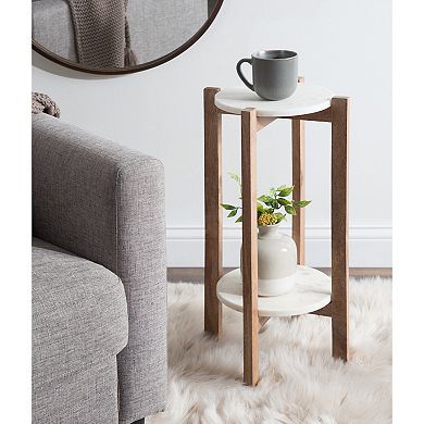 Moxley 12" Diameter Round Accent Table