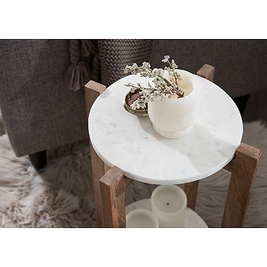 Moxley 12" Diameter Round Accent Table