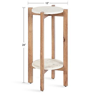 Moxley 12" Diameter Round Accent Table