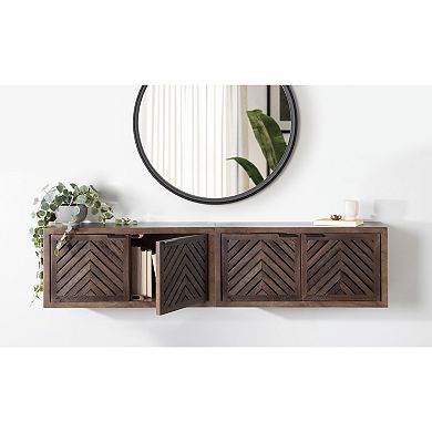 Mezzeta Decorative Wood Wall Cabinet