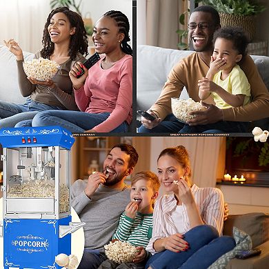 Foundation 8oz Popcorn Machine with Cart by Great Northern Popcorn