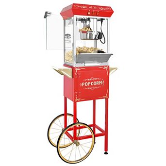 Foundation 8oz Popcorn Machine with Cart by Great Northern Popcorn