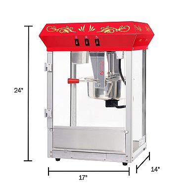 Antique Style Foundation 8oz Popcorn Machine by Great Northern Popcorn