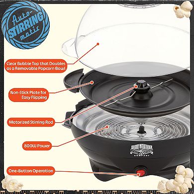 800W Electric Pop and Stir Popcorn Machine by Great Northern Popcorn
