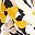 Black Abstract Floral