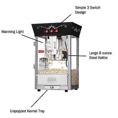 Matinee 8oz Popcorn Machine by Great Northern Popcorn