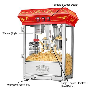 8oz Good Time Countertop Popcorn Machine by Great Northern Popcorn