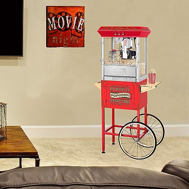 Perfect Popper 10oz Popcorn Machine with Cart by Great Northern Popcorn