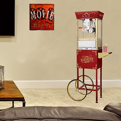 8oz Matinee Popcorn Machine with Cart by Great Northern Popcorn