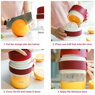 2 in 1 Citrus Press Squeezer Manual Juicer