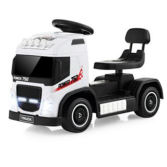 6v Kids Electric Ride-on Truck With Adjustable Seat