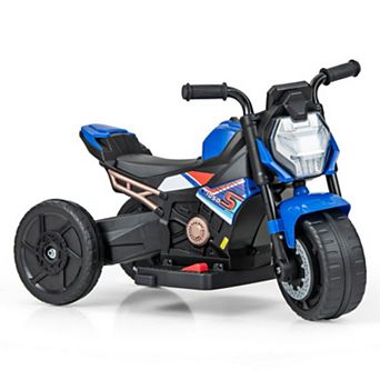 Kids 6v Electric Ride-on Motorbike With Detachable Training Wheels