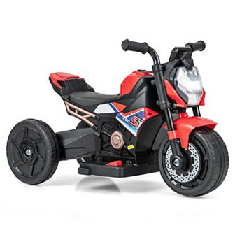 Kids 6v Electric Ride-on Motorbike With Detachable Training Wheels