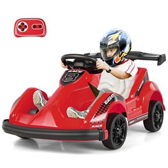 6V Kids Ride On Go Kart with Remote Control and Safety Belt