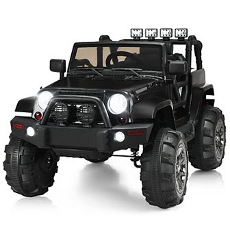 12v Kids Remote Control Ride-on Truck With Led Lights