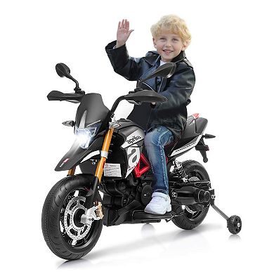 12v Kids Ride-on Aprilia Motorcycle With Sounds & Music