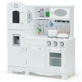 Kitchen Pretend Play Cookware Toys For Kids With Water Dispenser