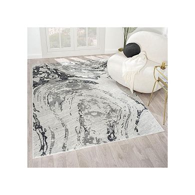 Luxe Weavers Marble Swirl Area Rug