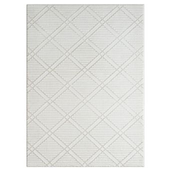 Luxe Weavers Geometric Diamond Shaped Area Rug