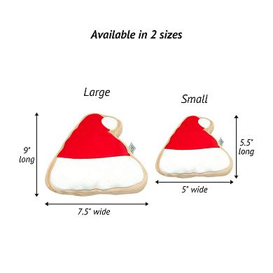 Midlee Christmas Sugar Cookie Plush Dog Toy