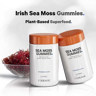 Codeage Irish Sea Moss Gummies Supplement 60 ct