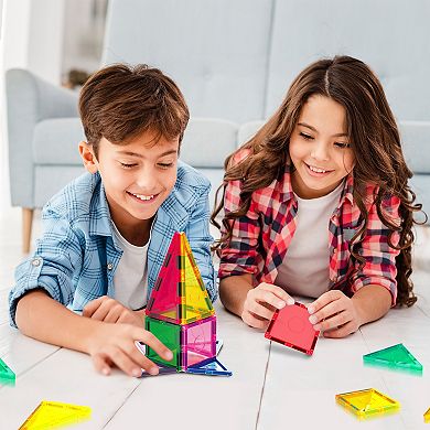 EverPlay 12 PC Magnetic Tiles, Magnetic Building Blocks for Kids, Magnet for Kids 3+
