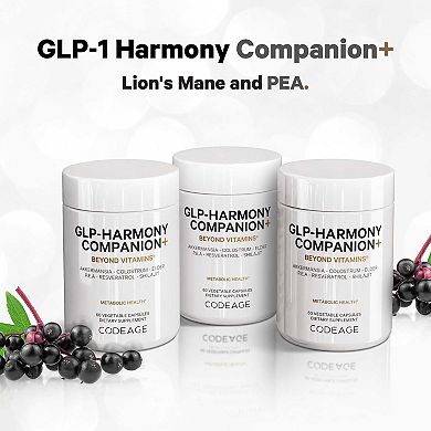 Codeage GLP-Harmony Companion Supplement -GLP-1 Agonist Support 60 ct