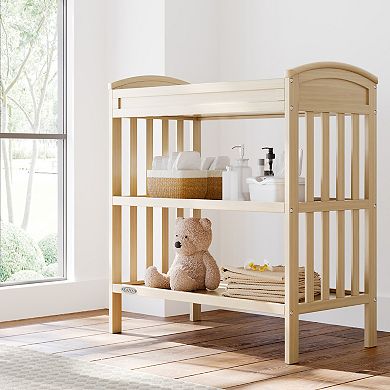 Graco Benton Changing Table with Water-Resistant Changing Pad & Storage Shelves